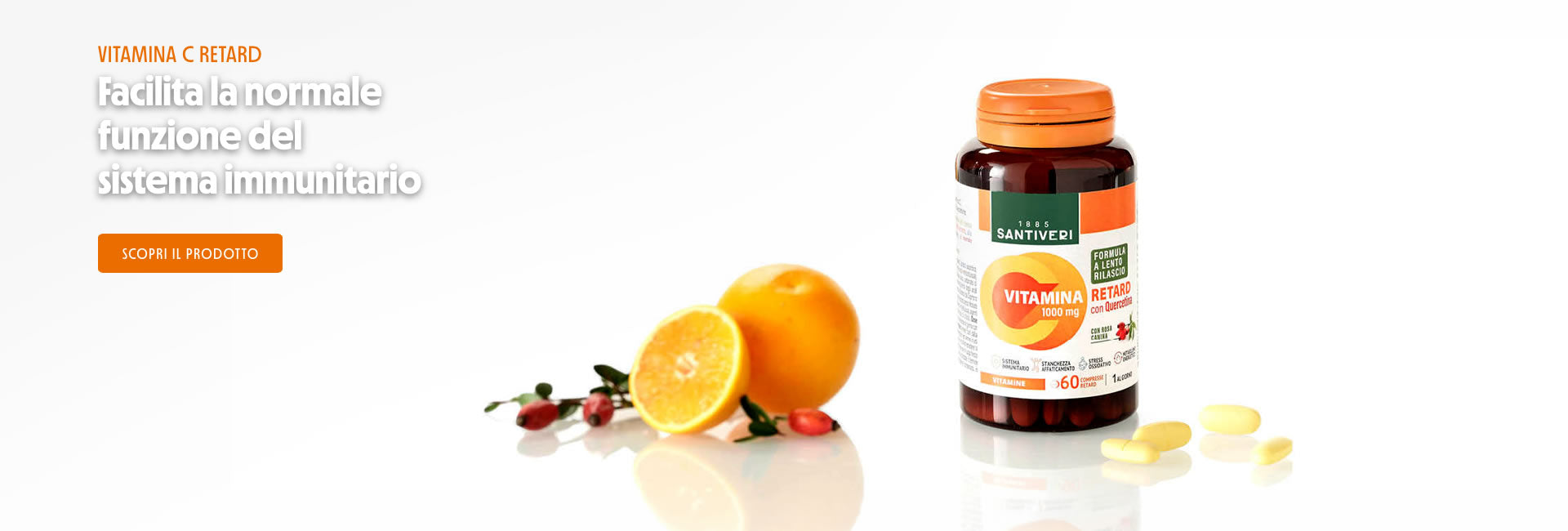 Vitamina C Retard è un integratore alimentare con una formula a lento rilascio.