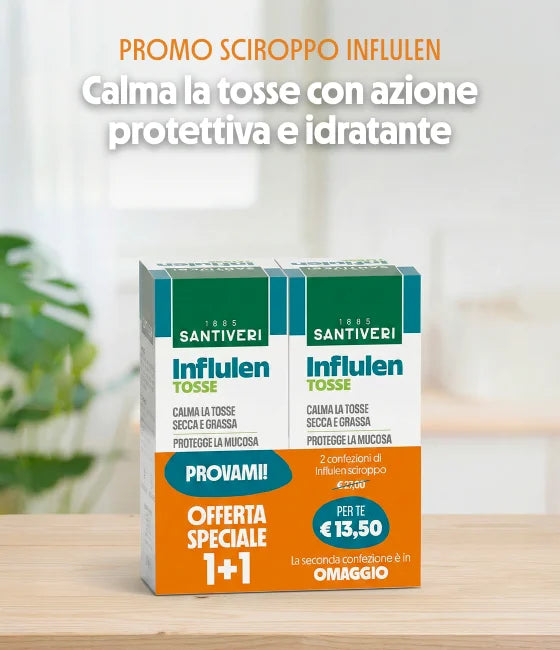 PROMO SCIROPPO INFLULEN (in arancio) Calma la tosse con azione protettiva e Idratante