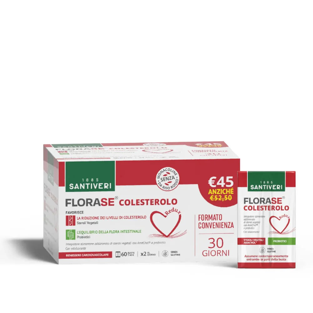 FLORASE Colesterolo Redux 60 bustine T-WIN