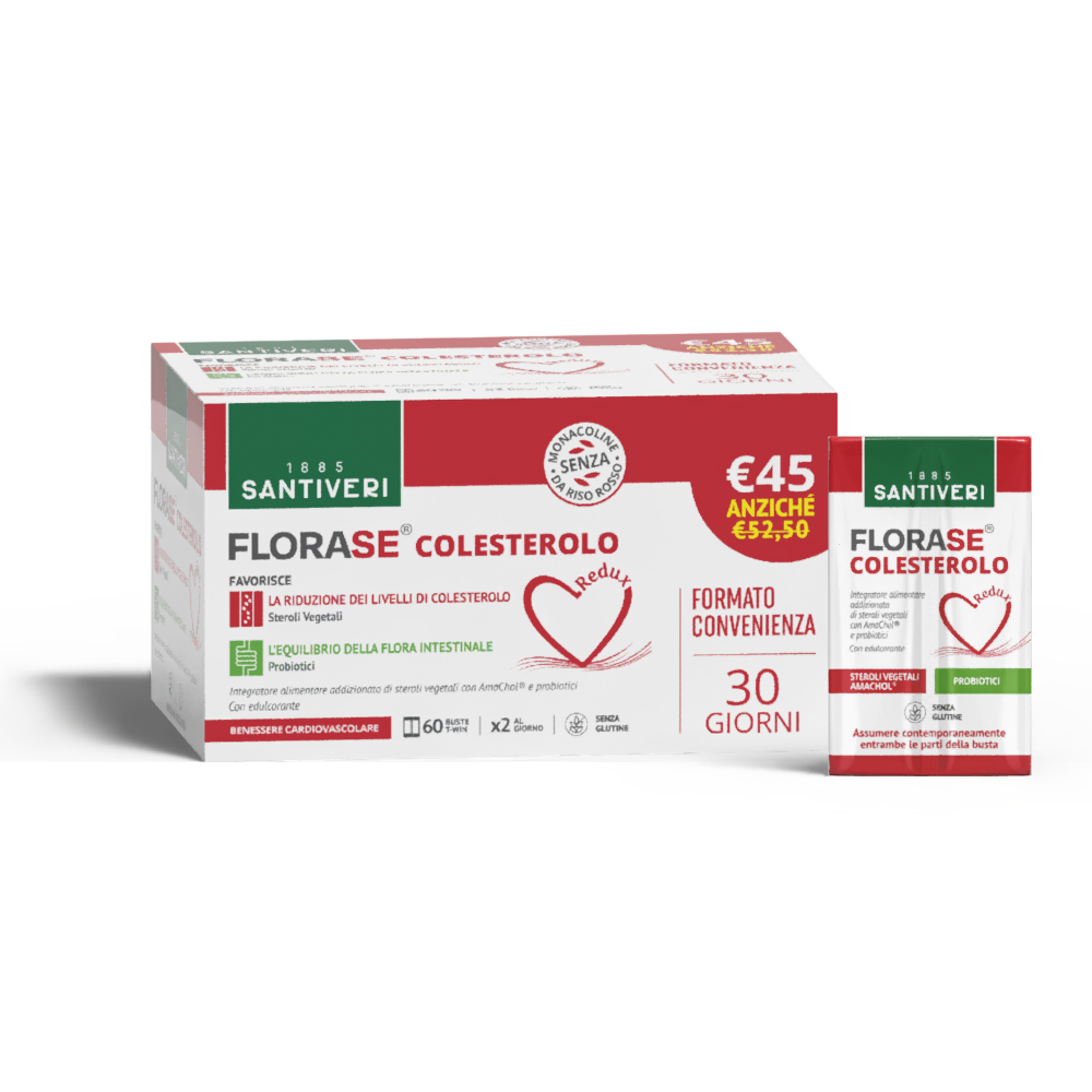 FLORASE Colesterolo Redux 60 bustine T-WIN