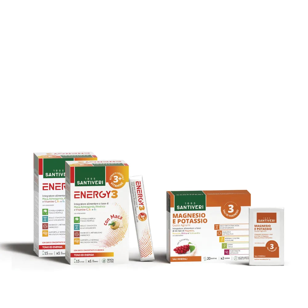 ENERGY 3+MAGNESIO E POTASSIO 150ml+100g
