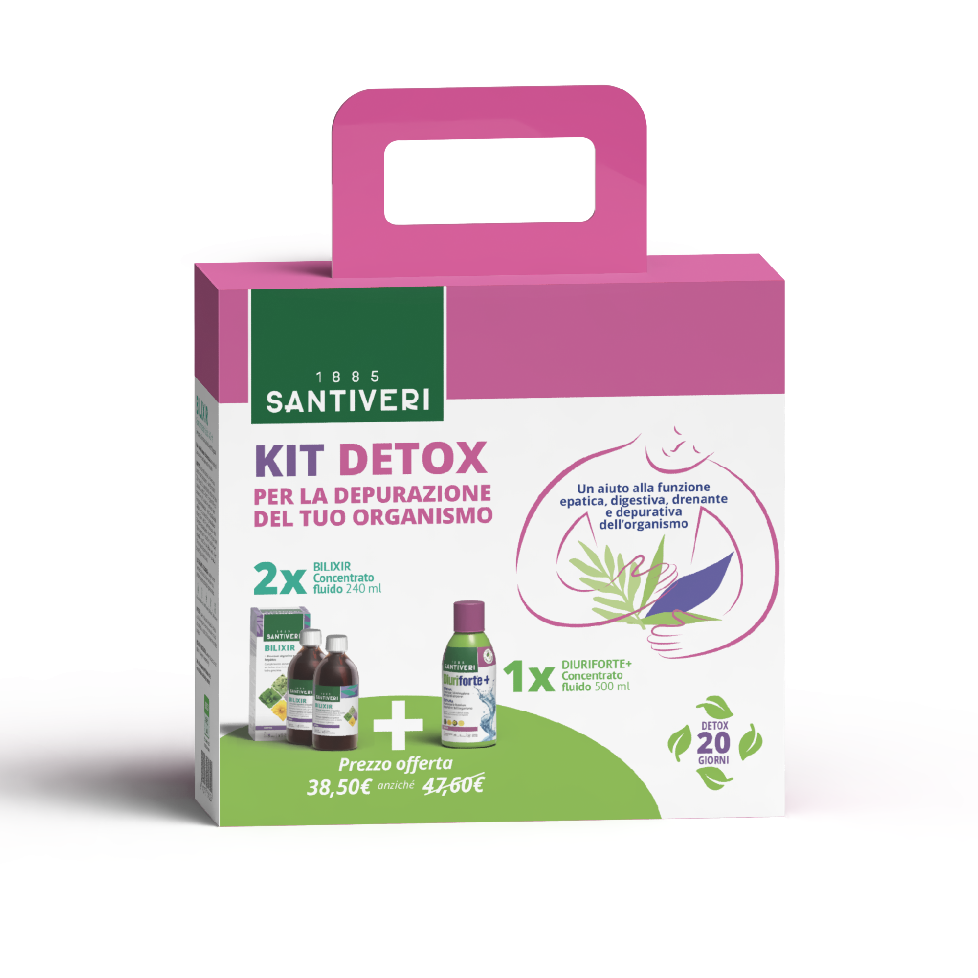 KIT DETOX 2x 240ml+ 1x500ml