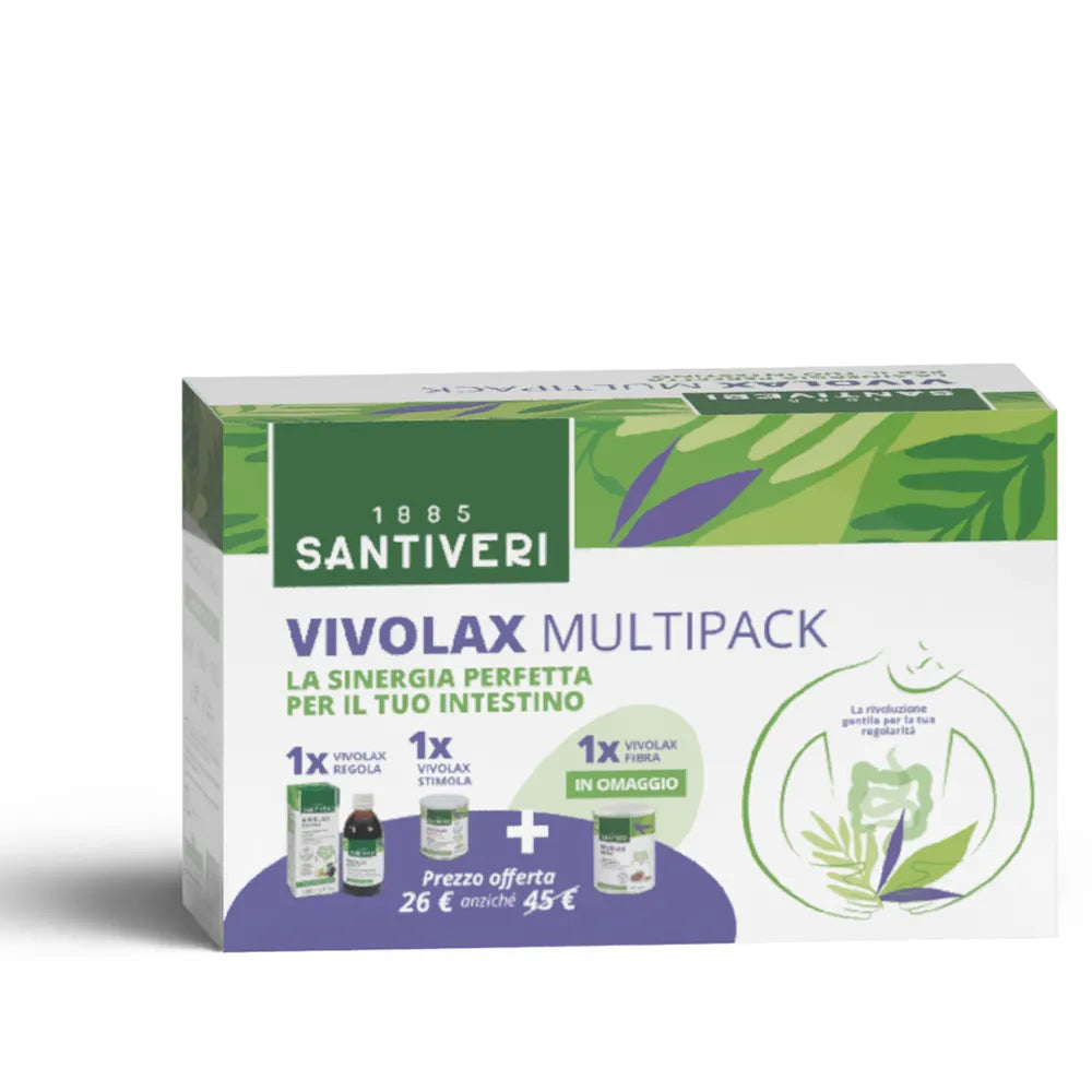 VIVOLAX Multipack: concentrato fluido 200ml+ barattolo 60 gr + barattolo 350 gr