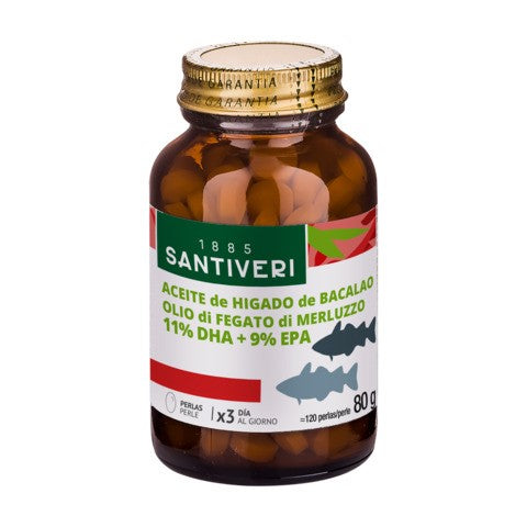 Olio di fegato di merluzzo 120 perle