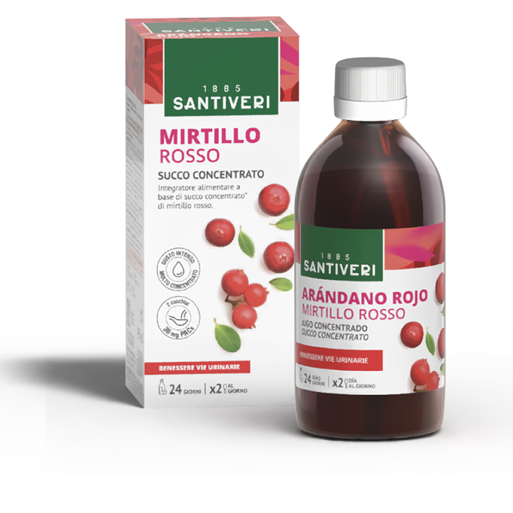 Mirtillo rosso succo concentrato fluido 490 ml